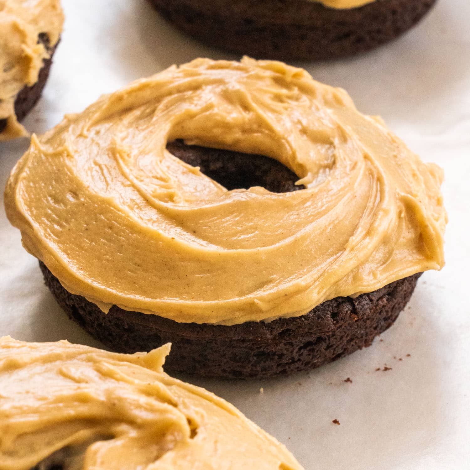Ultimate Chocolate Peanut Butter Baked Donuts with PB2